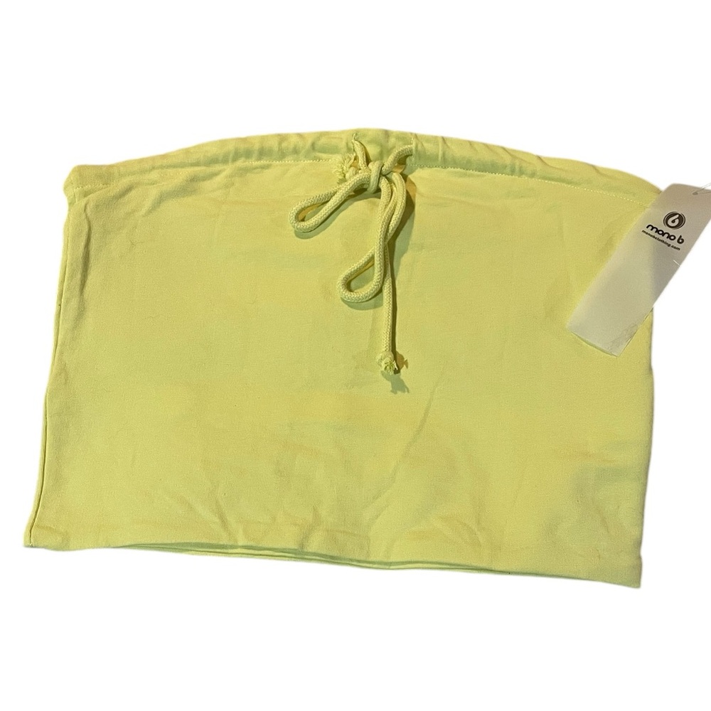 Mono B Drawstring Crop Top